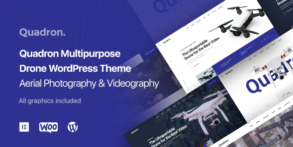 Quadron – UAV Drone WordPress Theme