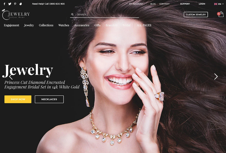 Kallyas Jewellery Theme